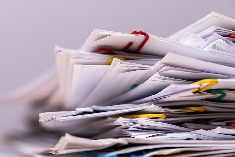 Stacks of Paperwork